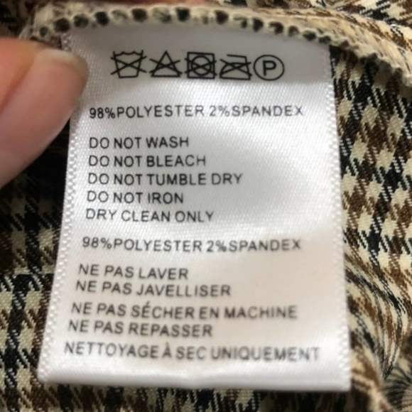 Urban Outfitters Micro Plaid Houndstooth Pleated Mini Skirt Women's Medium M EUC - Picture 7 of 8